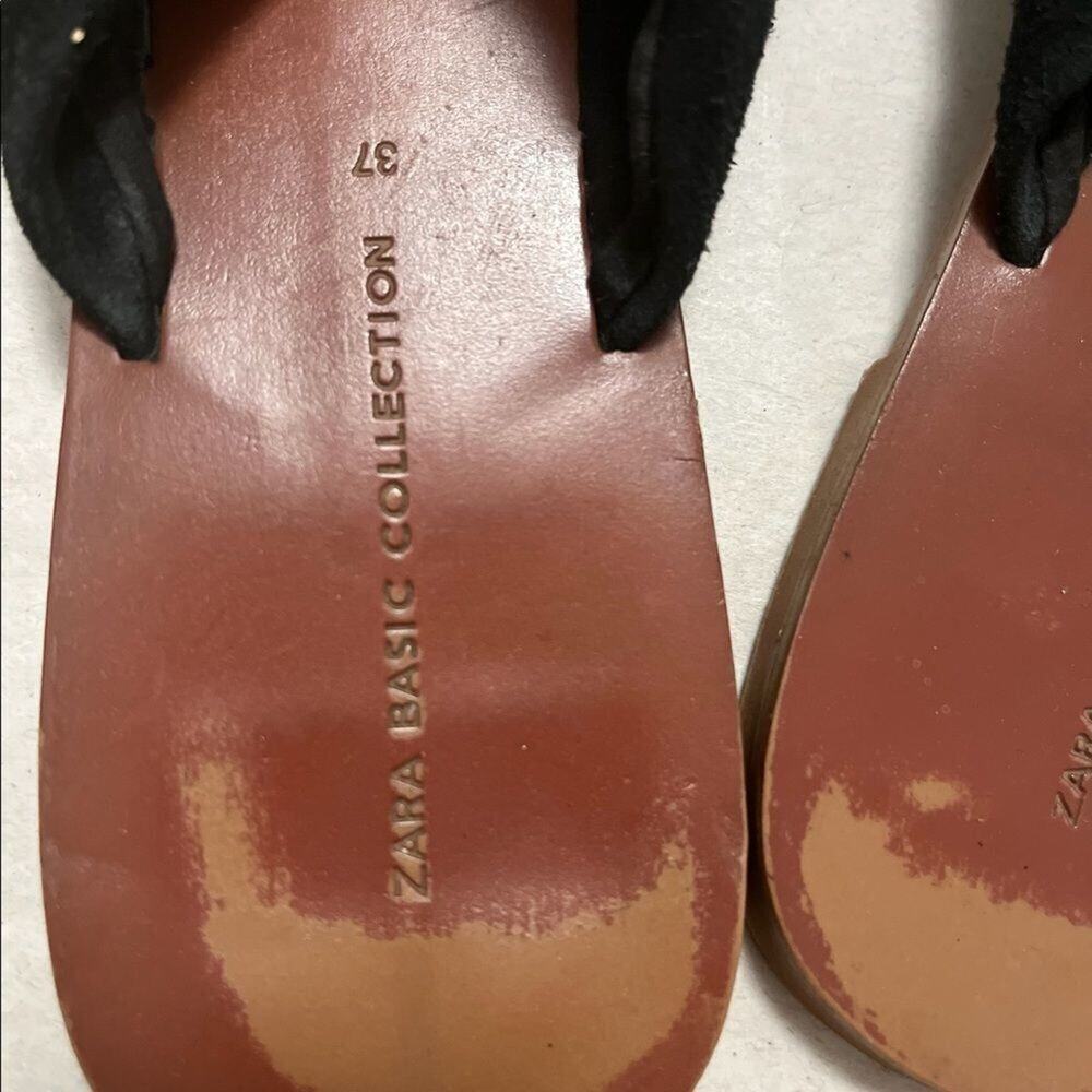 Zara Basic Collection Sandals Size 37 - image 2